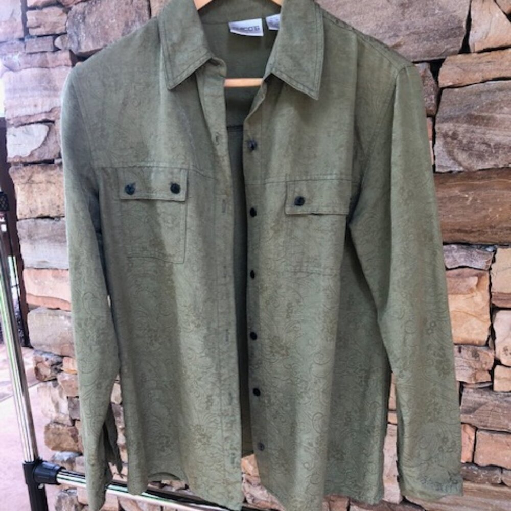 Chicos silk/linen shirt